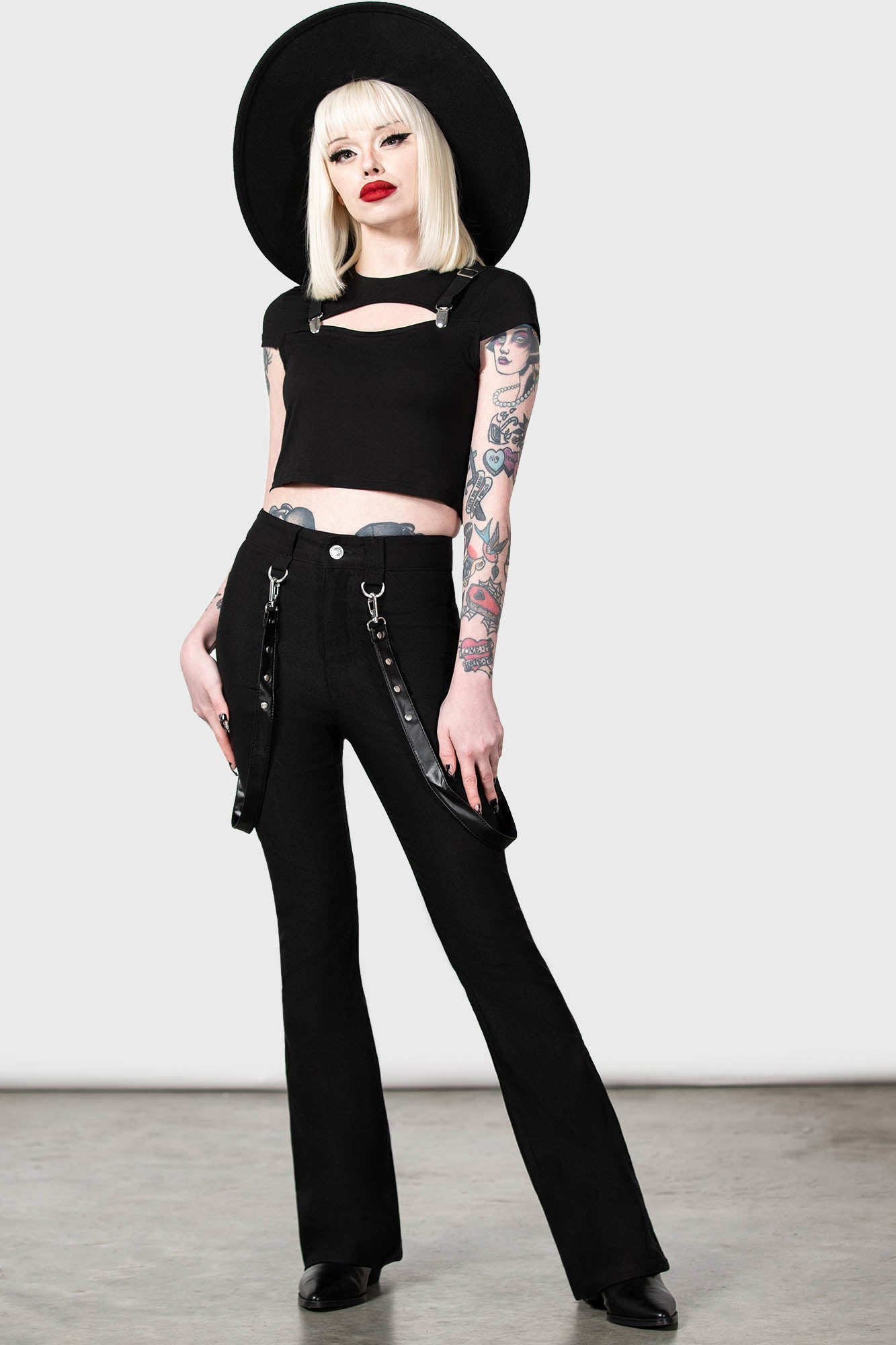 Current Mood Plus Size Bondage UFO Pants With Contrast Stitching – Dolls  Kill