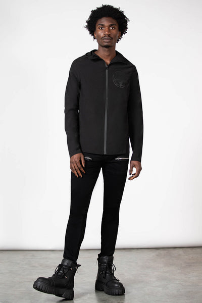 Zip up sports top hoodie