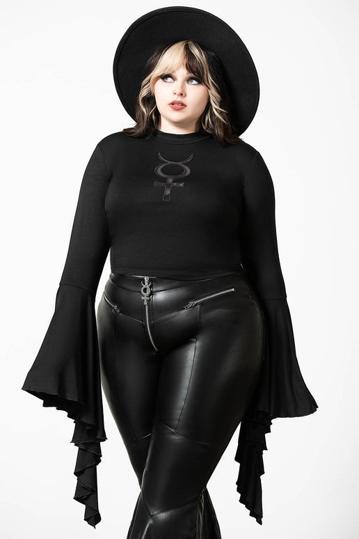 WOMENS PLUS SIZE CROP TOPS | Killstar