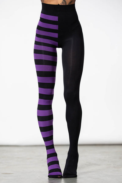 NWT REACTIVATE Black & Purple Leggings | Purple leggings, Colorful leggings,  Leggings