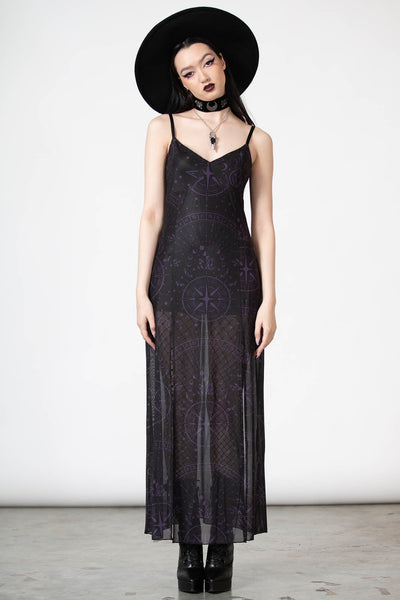 Evenescent Mesh Maxi Dress