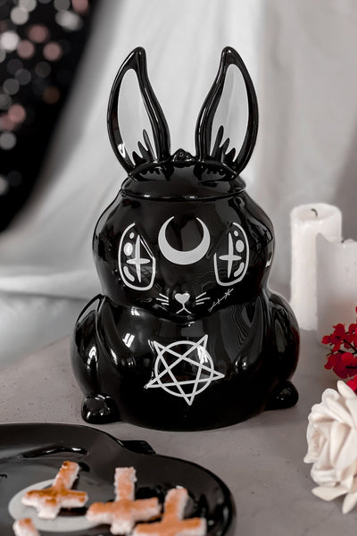 Evil Bunny Cookie Jar