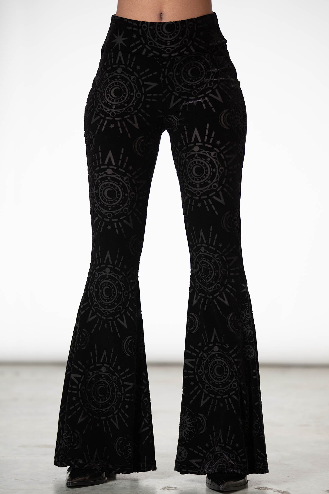 Modern Must Have | Eyes on Me Black Bell Bottoms - Small