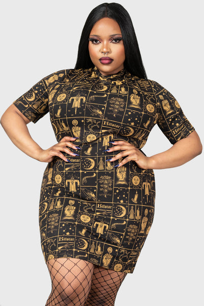 versace inspired bodycon dress