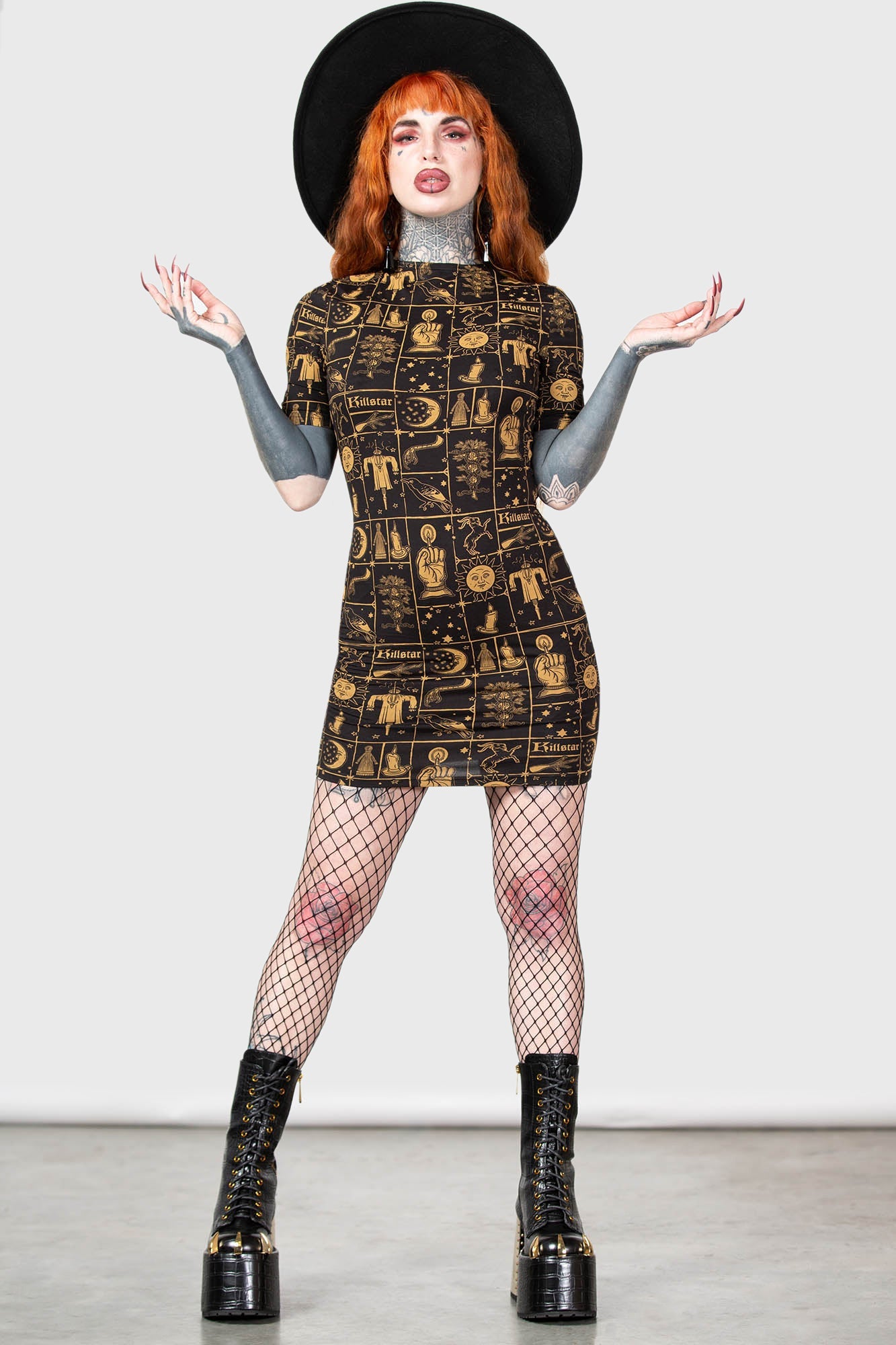 Folk Horror Leggings  Killstar, Womens bottoms, Super cute dresses