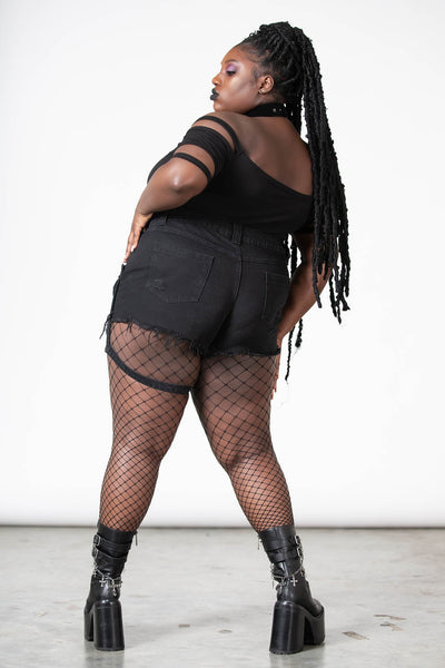 Forever 21 Plus Size Fishnet Tights  Plus size intimates, Fishnet tights,  Fishnet outfit