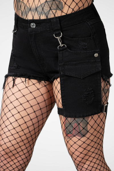 Women Fishnet Knee Length Legging Half Pants Mesh High Waisted Bike Shorts  Hot | eBay