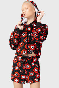 Gloom Daze Crop Hoodie