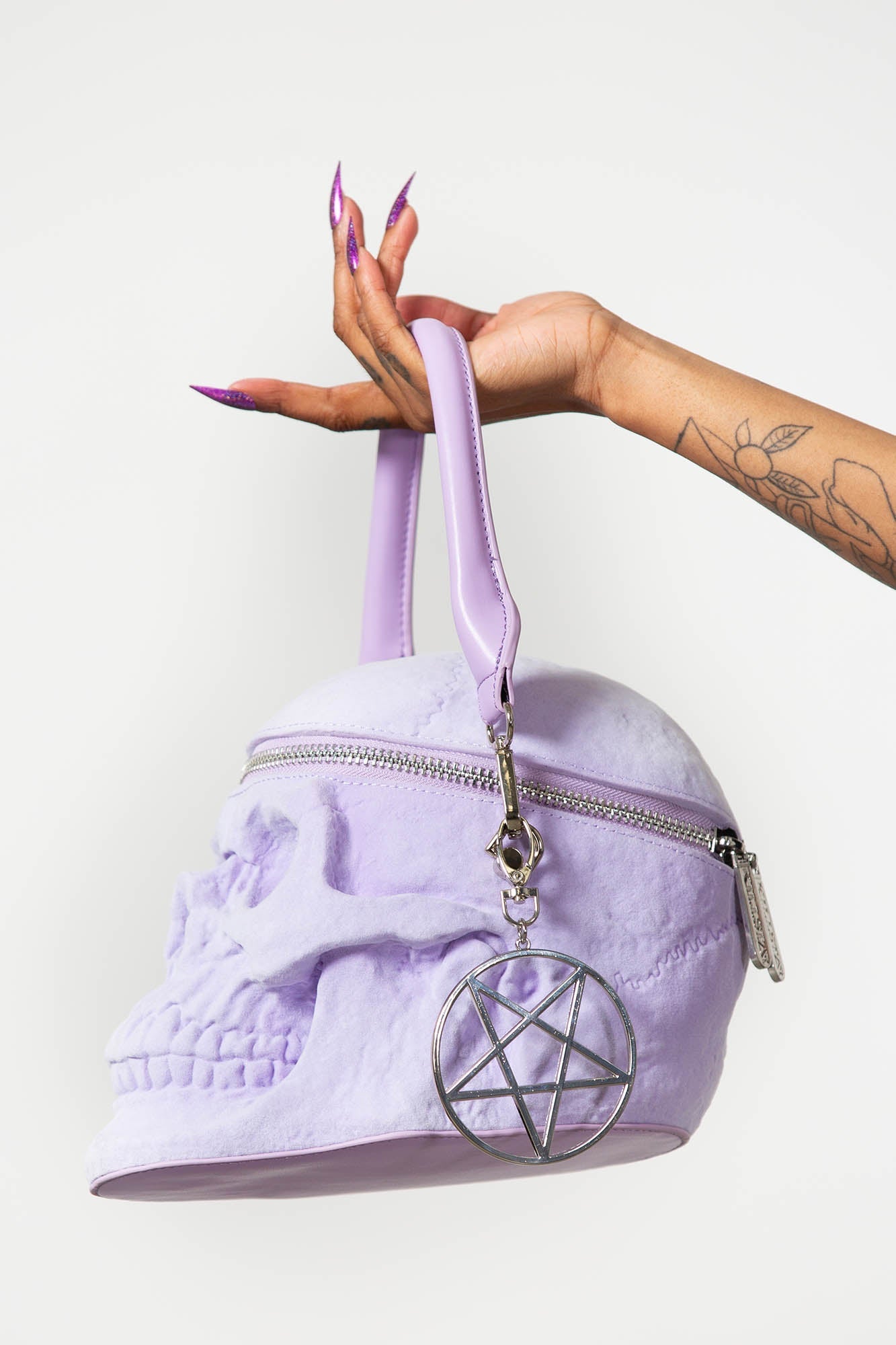 Purple best sale skull purse