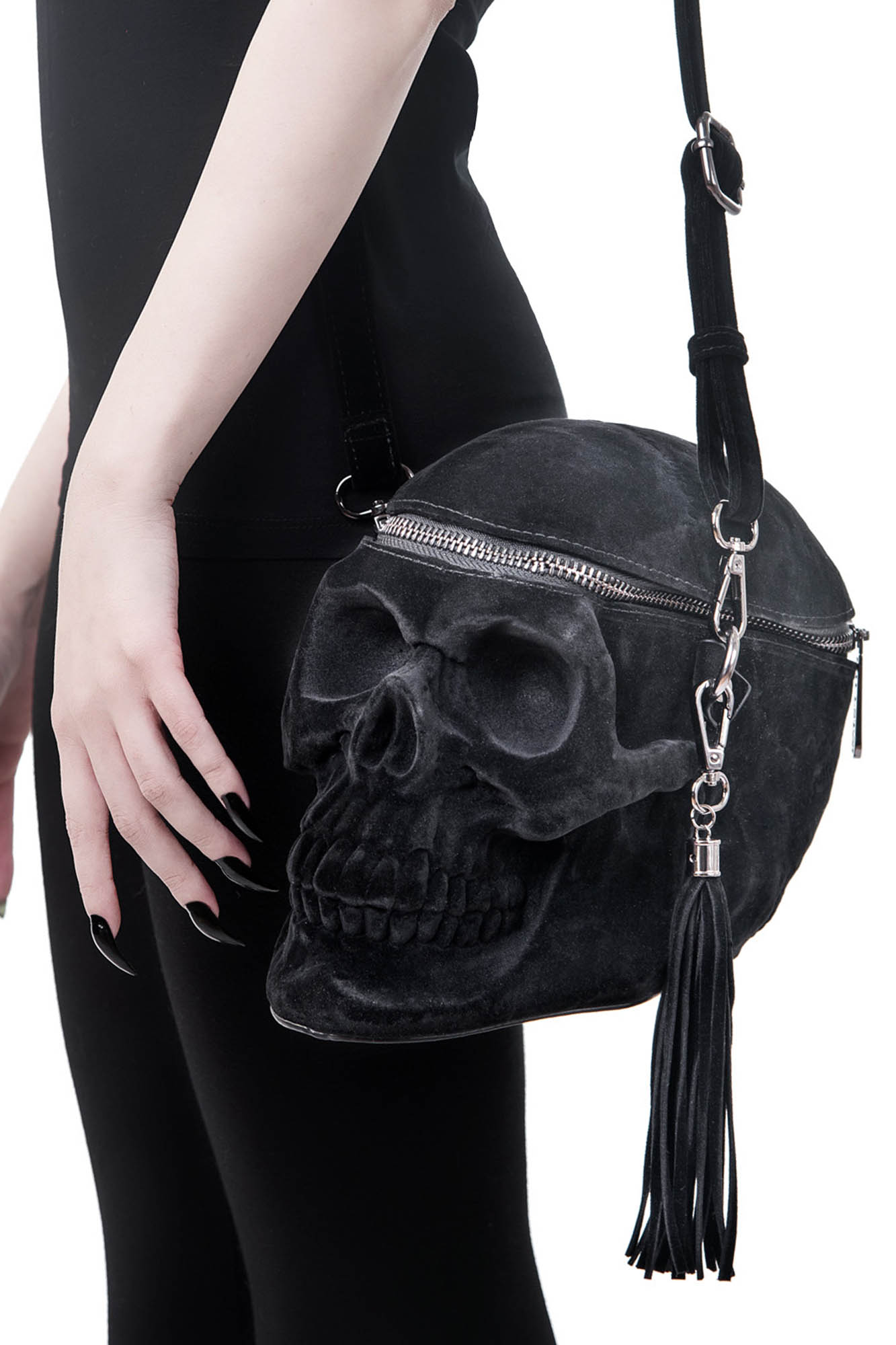 Grave Digger Skull Handbag [VELVET]