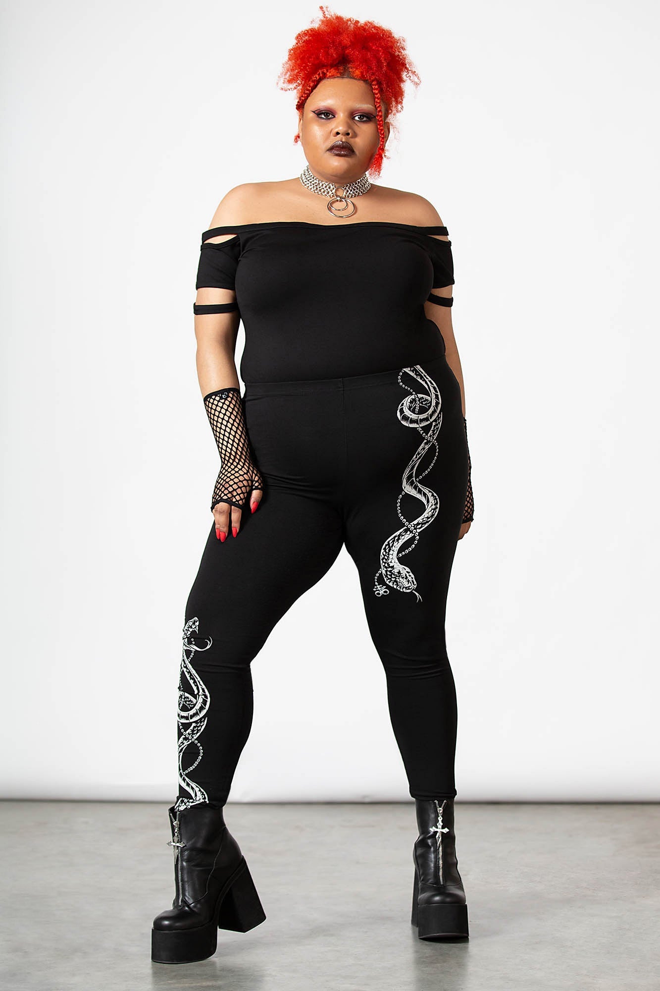 Black bardot best sale top plus size