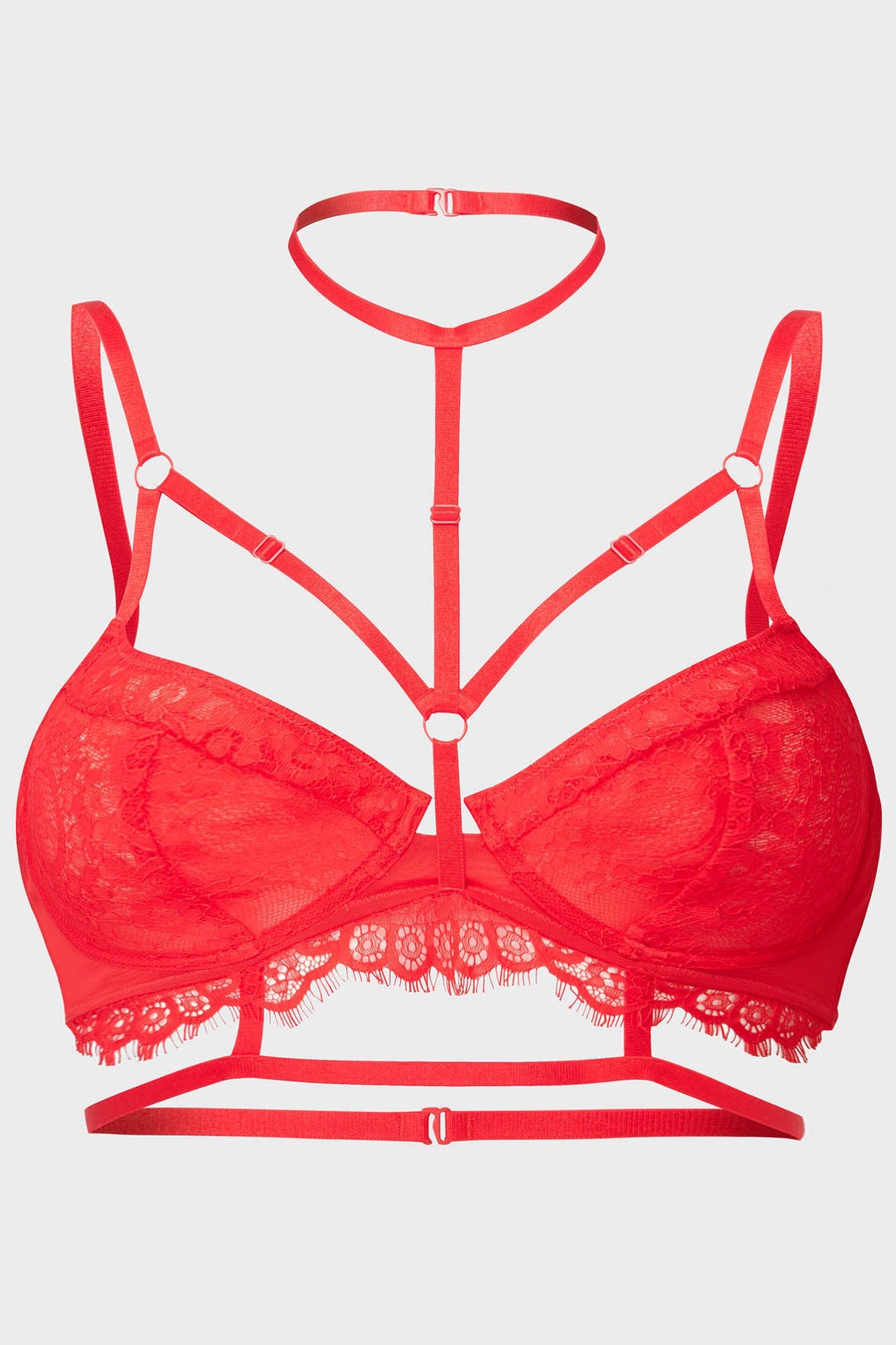 Estella's Solid Red Push Up Bra Set with Lace Strap – Estella's Lingerie,  Inc.