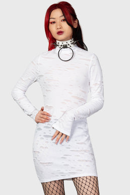 Illuminated Demon Long Sleeve Dress