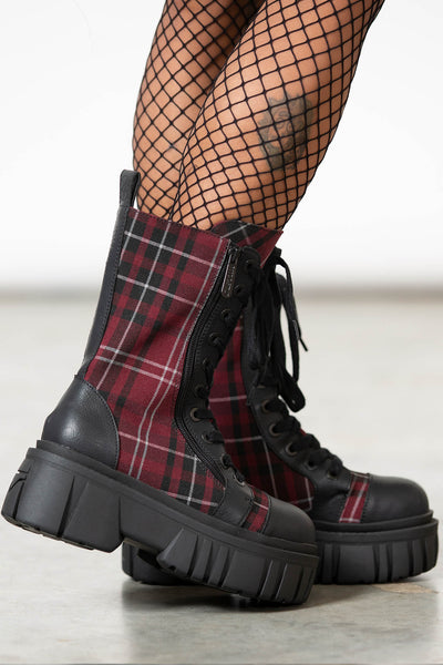 Next store tartan boots