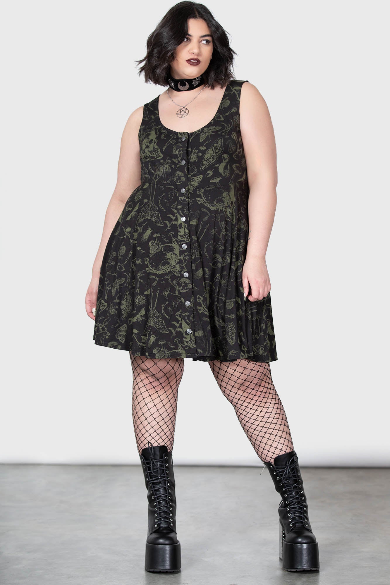 Black babydoll hotsell dress plus size