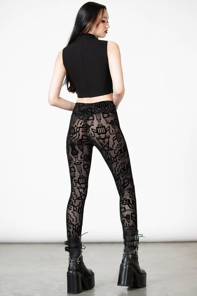Is That The New Plus Rhinestone Sheer Mesh Leggings Without Panty ??| ROMWE  USA