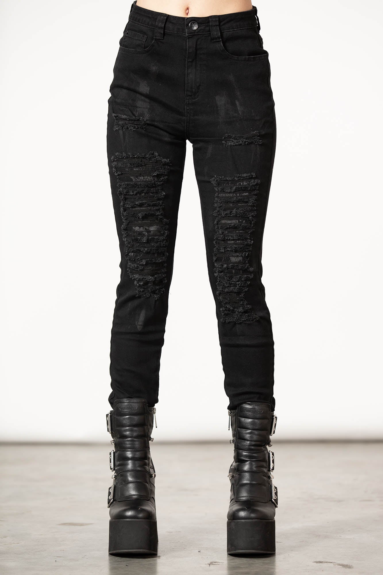 Lyfe Line Patch Jeans | Killstar