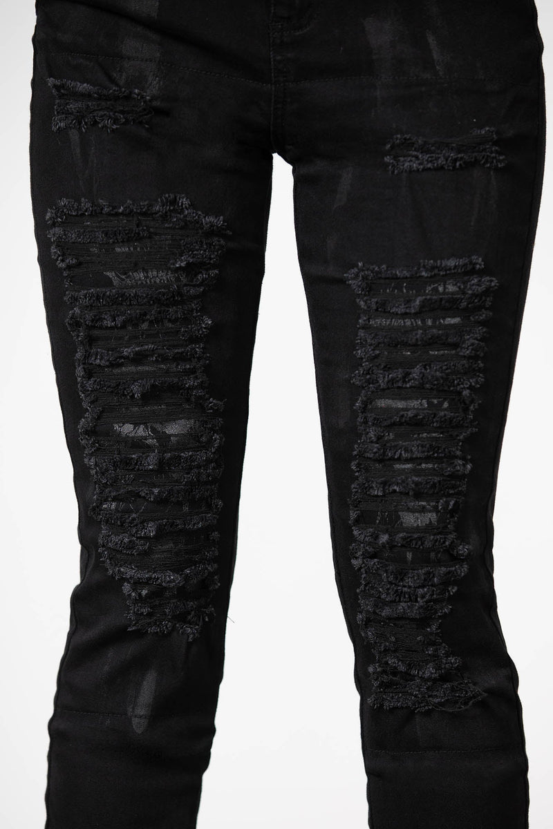 Lyfe Line Patch Jeans | Killstar