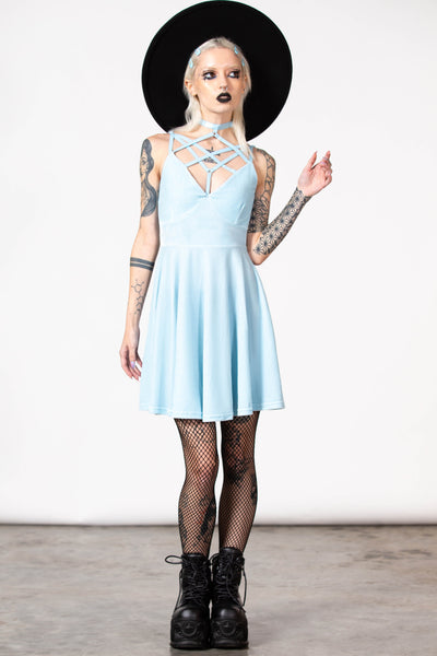 Magica Skater Dress [PASTEL BLUE]