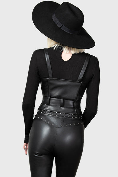 Women's corset KILLSTAR - Termenta - Black - KSRA005584 