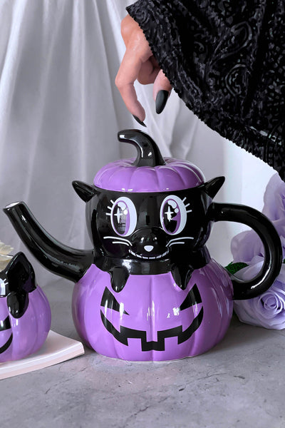 Meowloween Teapot