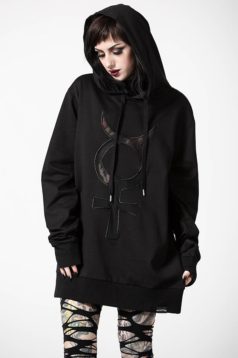 Mercury Rising Pull-Over Hoodie | Killstar