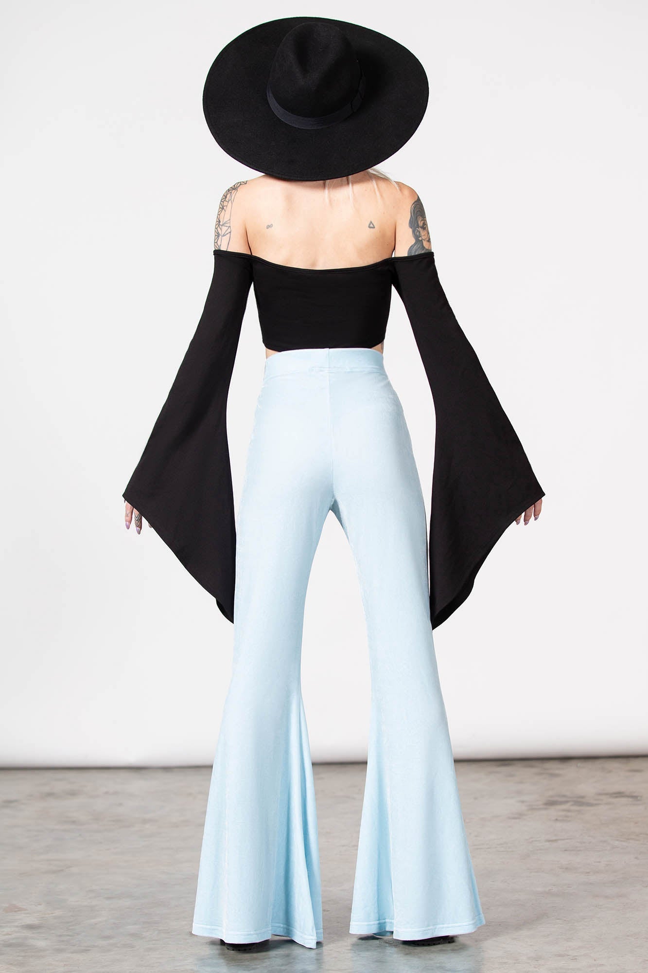 Women Pants Bell Bottom Slim Wide Leg Flare Pants Stretch Flare Gypsy  Palazzo Pants Trousers - Walmart.com