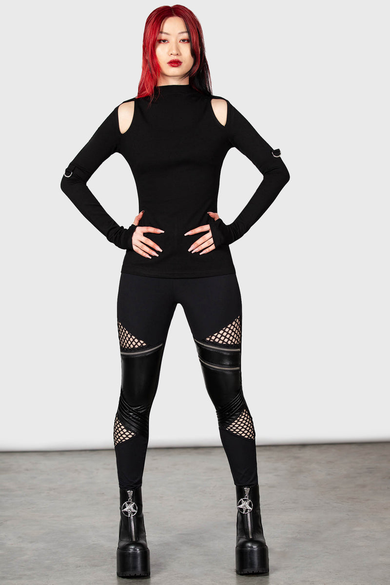 Neo Noir Leggings | Killstar