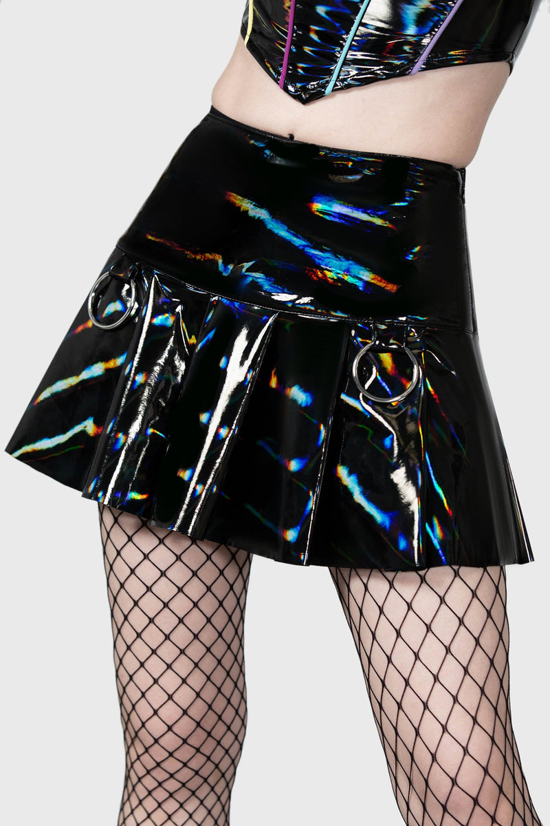Neon's Ink Stain Skirt Killstar