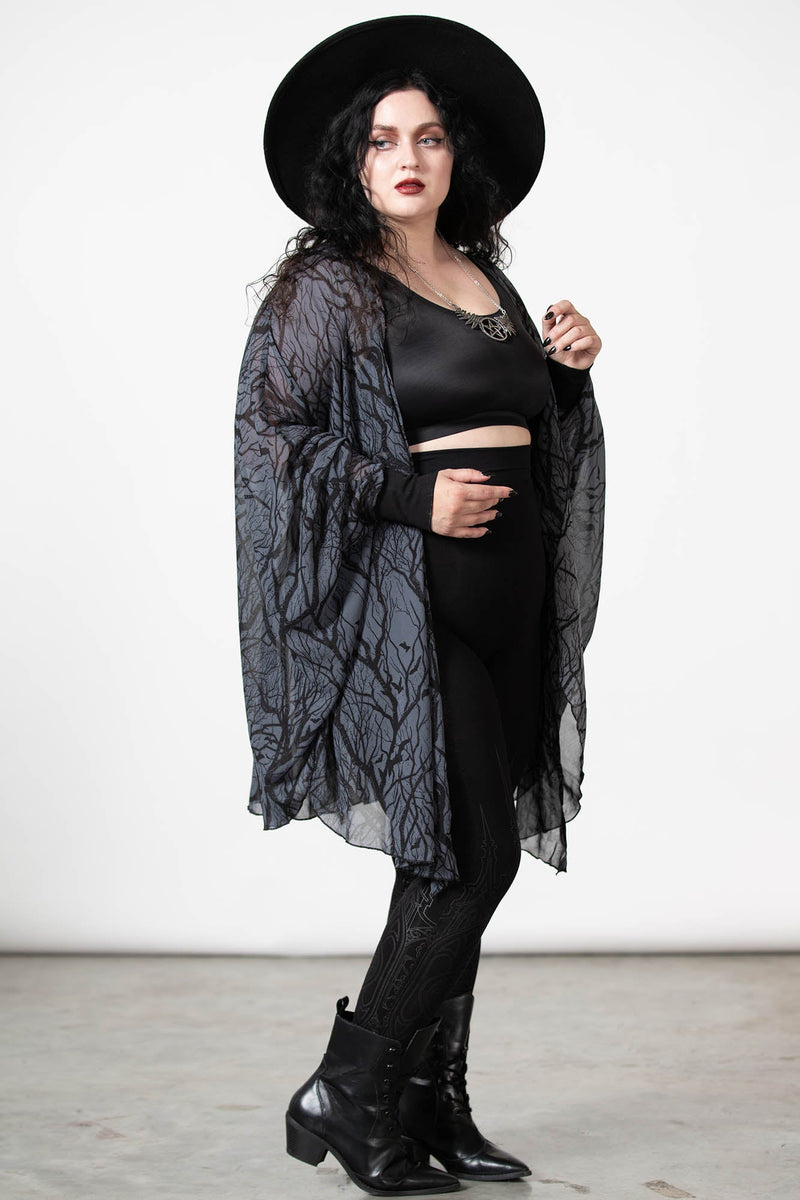 Obscurum Chiffon Cardigan | Killstar