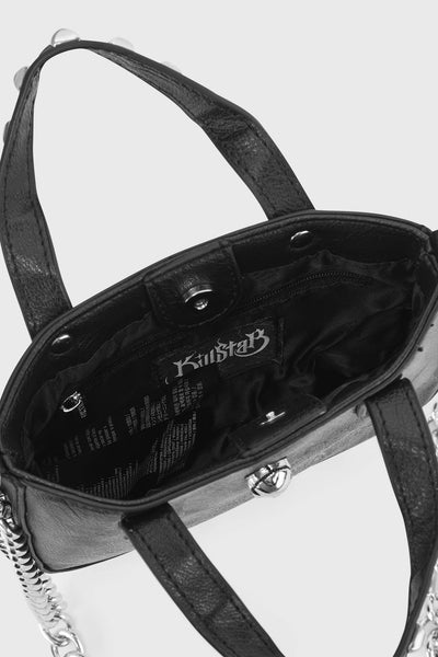 UK Pat Small Black Velvet Shoulder Bag with Flap Magnetic Snap