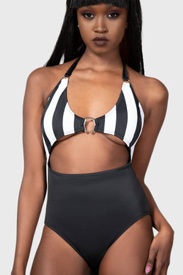 Soft Goth Style / One Piece Swimsuit Women / Alternative Clothing –  YVDdesign
