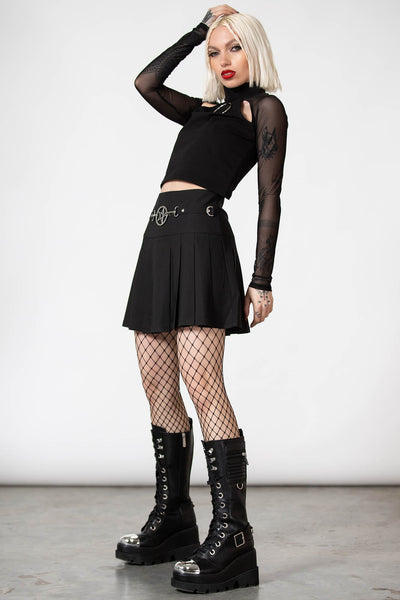 Scary Pleated Skirt | Killstar