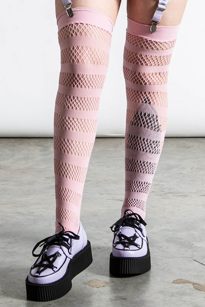 Designer Cotton Ankle Length Bottom Wear Leggings with Net Lace