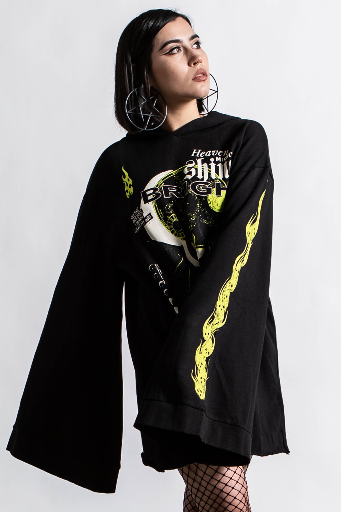 Shine Bright Oversized Hood Top | Killstar