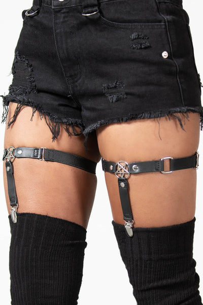 Star Strapped Garters
