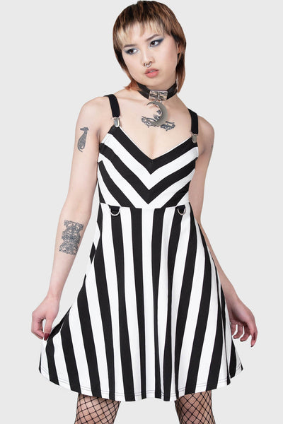 Women's striped dress TY1647 - ViCOLO