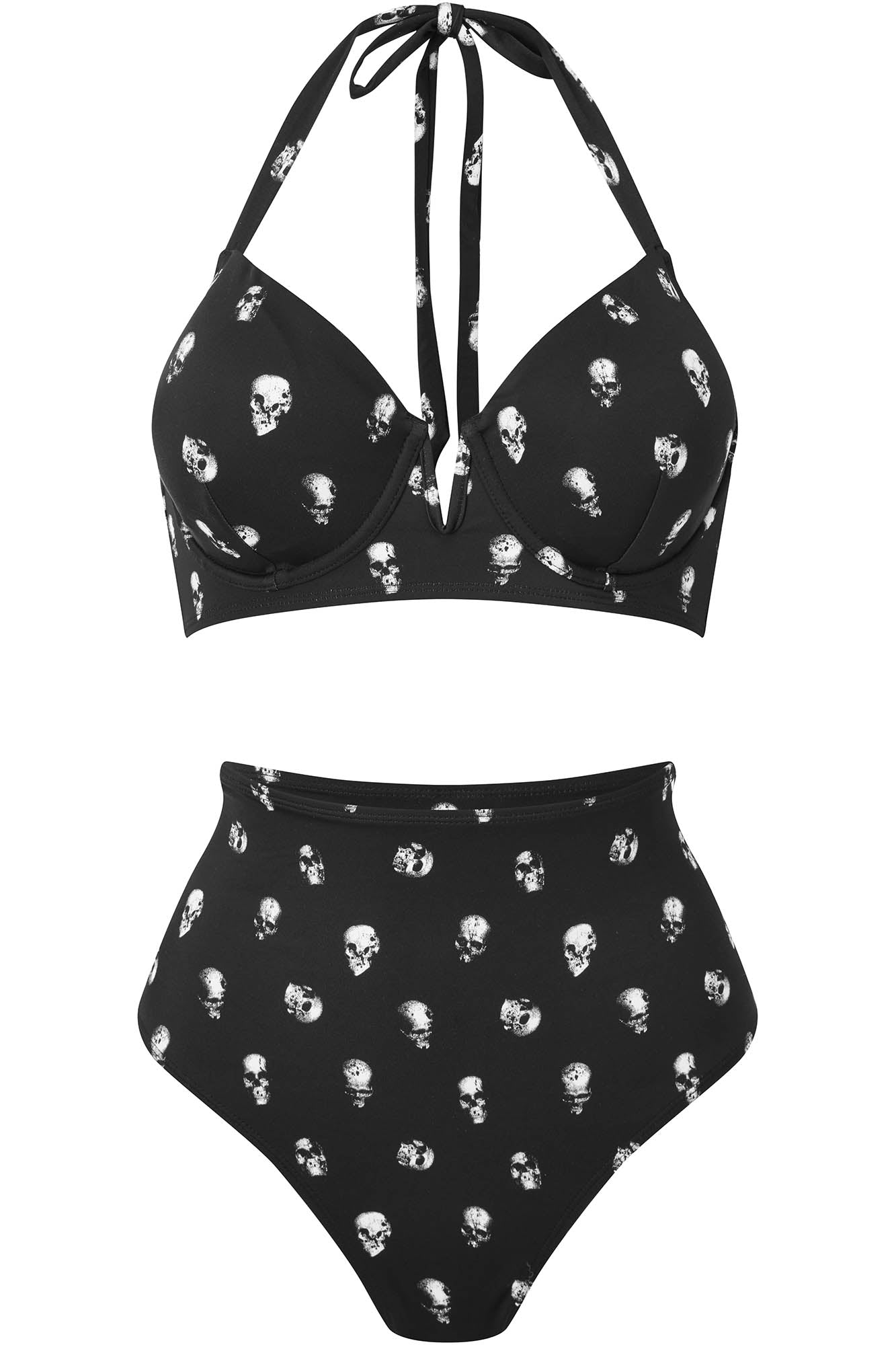 Skulls 2 Piece Swimsuit Killstar