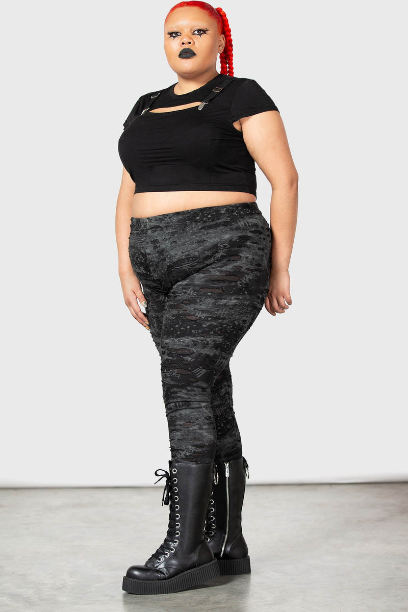 Tightrope Leggings [PLUS] | Killstar