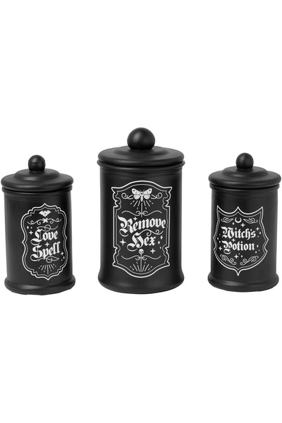 Kitchen Witch Canisters, Small